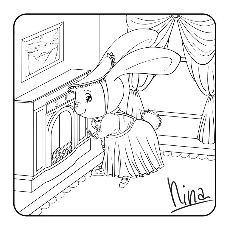 Bunny maid in the Victorian Era.